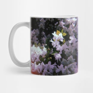 Beautiful White Flowers. California Mug
